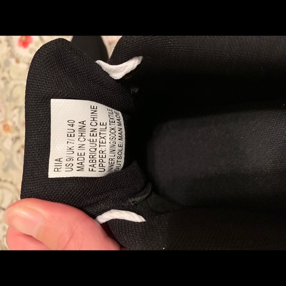 NWOT Black Sneakers - Picture 3 of 4